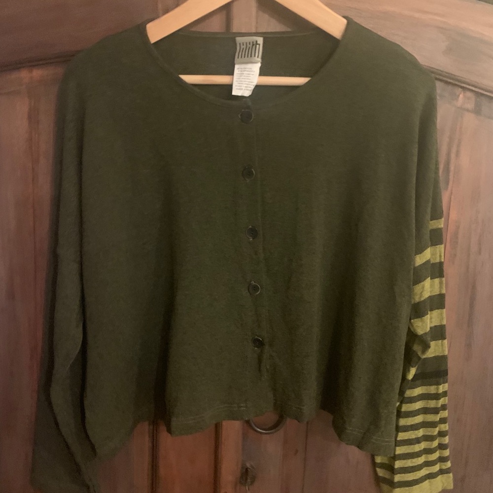 Lilith Button Front Top Made In France, XL